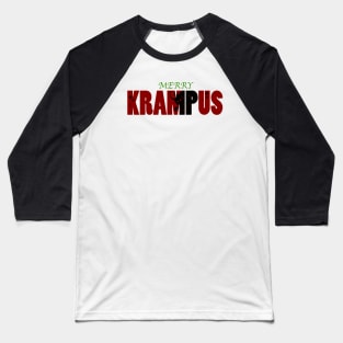 Merry Krampus Baseball T-Shirt